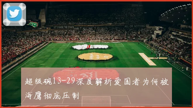 超级碗13-29深度解析爱国者为何被海鹰彻底压制